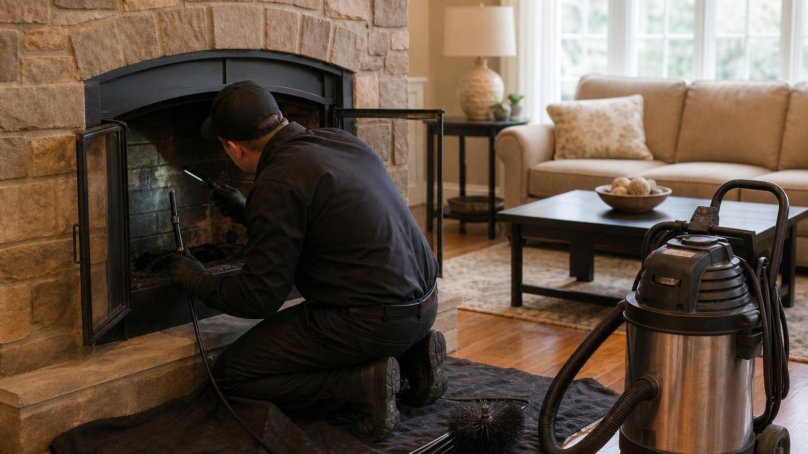 Practical chimney sweep & inspection in Leawood